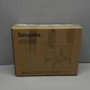 Sangohe Shower Chair for Inside Shower, Shower Chair with Wood Seat Board and Back, Height Adjustable Shower Stool for Elderly and Disabled, 400 lbs Heavy Duty Shower Seat for Seniors, 796DB