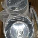 Food Heat Lamp with 2 x 250W Bulbs, 5000+ Hour Lifespan, Silver