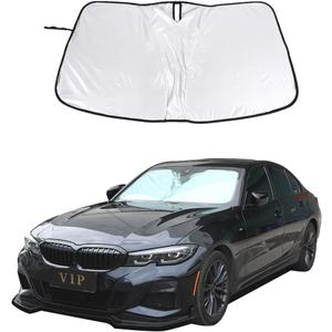 Windshield Sunshade for BMW 3 Series G20 G28 2019-2024 - Foldable UV Ray Reflector for Front Window and Interior Sun Protection - Car Sun Shade Accessories (Style B)