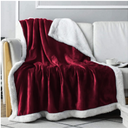 Life Comport Sherpa Fleece Throw (Purple)
