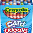 Crayola Swirl Crayons (24ct), Kids Crayons, Multicolor, Rainbow Coloring Supplies, Great for Kids Art Projects, Nontoxic, 3+, DIXON