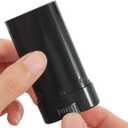 20 Pack 15ml Empty Deodorant Containers Oval Lip Balm Tubes 0.5 oz Plastic Deodorant Tubes Refillable Oval Twist-Up Tubes BPA-Free for DIY Homemade Crayon Chapstick Lotion Sticks Vials(Black)