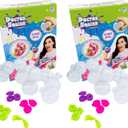 Doctor Squish Squishy Maker Refill Pack | DIY Squishy Making Kit with 10 TPR Balloons and 10 Reusable Clips | Make Your Own Squishies for Kids Ages 8 & Up | 2 Pack