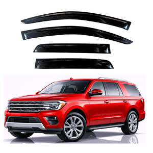 Rain Guards Window Visors for 2018-2026 Ford Expedition
Out-Channel Window Visors Vent Wind Deflectors 4PC, Car Accessories for 2018-2026 Lincoln Navigator & Ford Expedition