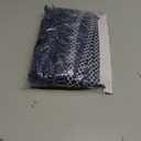 GORGECRAFT 10M x 3.5cm Wide Tassel Fringe Trim White Navy Blue Rhombus Pattern Fabric Lace Trimming Tassel Thread Edge Ribbon for DIY Sewing Crafts Home Drapery Curtain Pillow Table Clothes Decor