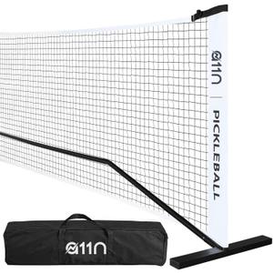 A11N SPORTS Designed for All Weather Conditions with Steady Metal Frame and Strong PE Net, Regulation Size Net with Carrying Bag- 22 Wide x 36 Tall, Indoor/Outdoor Use (White)