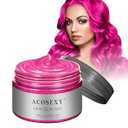 Pink Hair Spray, Temporary Hair Color Wax, Hair Color Spray Wax, Pink Hair Dye, Hair Spray Color Temporary for Cosplay, Party, Masquerade, Halloween. etc (Pink, 1 Pack)