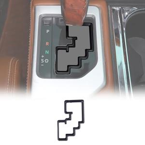 LLKUANG Car Center Console Gear Shift Panel Gear Track Decorative Frame Trim Compatible with Toyota Tundra 2014-2021 Gear Shifter Central Anti-Scratch Cover Interior Accessories(Matt Black)