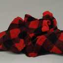 Dog Pajamas for Small Dogs Red Plaid Dog Pjs Soft Flannel Pjs Christmas Pajamas Pet Clothes Warm and Cozy (S) (Small (Back:12"))