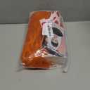 Zrycn 2 PCS Orange Wig,  Pink Polka Dot Scarf Set, Costume Accessories for Halloween Costume Women Cosplay Party