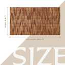 Reed Fencing Rolls,5.5FT X 16.4FT Reed Screen Curtain Fence Covering Privacy for Outdoor Backyard Patio Garden Decorative Fence (Brown)