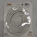 Frost King V25WA D-Section Rubber Self-Stick Weatherseal Tape, 5/16" W, 1/4" T, 17 ft L, White