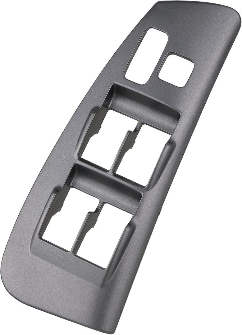 TQPONLY Door Window Switch Bezel Front Driver Side Compatible with 2003-2008 Toyota Matrix Pontiac Vibe Accessories Replaces 74232-01030 (Gray)