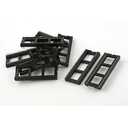 Aexit 4Pcs Double Audio & Video Accessories Row Through Hole 64 Pin DIP IC Sockets Connectors & Adapters Adapter Black