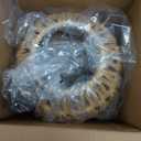 Hanging Lamps Rattan Pendant Light Hanging Lights 16.4ft Plug in Cord Pendant Light Fixture Plug Into Wall Outlet Pendant Lighting with On Off Switch for Bedroom Living (Egg Shade)