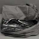 Gonex 31.5" Extra Wide Camping Cot with Premium Pillow Pocket Supports 350lbs, Portable Ultralight Folding Cot Bed for Adults Travel, Beach, Home, Sleeping (Grey)