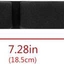 Geekria Mesh Fabric Headband Pad Compatible with Sennheiser HD600, HD580, HD650, HD660S Headphones, Replacement Band, Headset Head Top Cushion Cover Repair Part (Black)