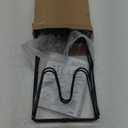 2 Pack Pot Lid Organizer Rack, 6-Tier Pot Lids Holder for Cabinet Door/Wall, No Drilling Adhesive Wall/Door Mounted Rustproof Pot and Pan Cover for Kitchen Storage, Classic Black