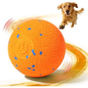 Interactive Dog Toys Ball with Chew-Resistant E-TPU Material, Smart Automatic Rolling Ball Toys for Small, Medium & Large Dogs, 2 Modes Rechargeable Moving Bouncing Dog Ball