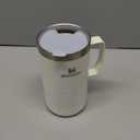 Stanley Stay-Hot Camp Mug 24 oz | Press Fit Drink Through Lid | Cup for Coffee, Tea and Drinks | Insulated Stainless Steel Coffee Mug | BPA-Free | Cream Gloss