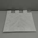 Art3d 10-Sheet Peel and Stick Subway Backsplash, 12 in. x 12in. White Marble Design