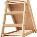 HANABASS Sisal Cat Scratcher Ramp Cat Furniture with Inclined Scratch Board Compact Design for Cats Durable Stable Cat Scratch Post Space Saving Indoor Cat House