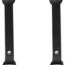 Fence Hooks for Baseball Bag, Softball, Camping, Multifunctional Carabiner Hanging Backpack, Water Bottle (Black) (2)