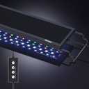 hygger Sun Moon LED Aquarium Light, Full Spectrum Fish Tank Light Day-Night Dual Timer, Adjustable 6 Timer 10 Brightness 8 Colors for Planted Freshwater Tank (16W for 12~18in Long Tank)