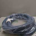 1.5" 15ft EVA Pool Professional Hose with External Male Threads for Above Ground Pools Pump Replacement Hose Pool Supply for Cleaner Kit Heavy Duty Hoses Filter Connection Hoses(Blue)