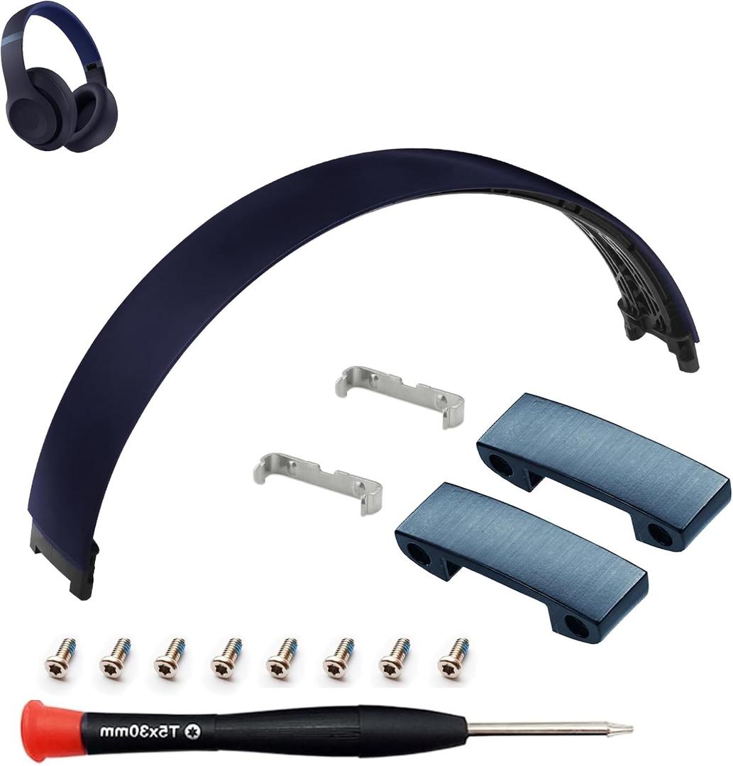 Studio Pro 2023 Replacement Headband & Hinge Replacement for Studio Pro 2023 Headphone,Durable Parts Accessories Repair Kit Set (Blue)