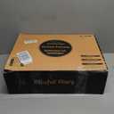 Blissful Diary Baby Play Gym & Activity Mat, 5 Developmental Zones Wooden Tummy Time Mat with 5 Detachable Sensory Toys for Motor Skills & Sensory Development, Baby Essentials Shower Gift (Gray Round)