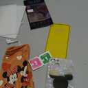 Cartoon Case for iPhone 14 Plus 6.7" with HD Screen Protector, Mickey Mouse with Quicksand Cell Phone Holder Strap Soft TPU Shockproof Protective for Girls Women