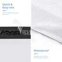 Metronic Poly Mailers 12x15.5 200 Pack White, Medium Size Shipping Bags for Clothing, Strong Self-Seal Mailers Poly Bags Shipping Envelopes, Thick Mailing Bags Package Bags for Small Business in Bulk