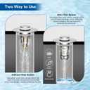 Hibbent 3 Pack Upgraded 3 in 1 Bathroom Sink Drain Strainer, Universal Pop Up Stopper with Removable Stainless Steel Filter Basket Hair Catcher, Sink Plug for 1.1''~2.36'' Basin, Brass Core, Chrome