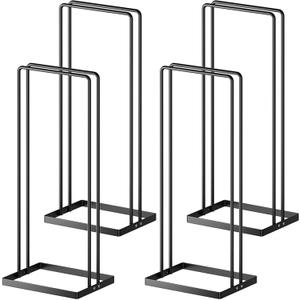 Hanger Holder Organizer 4 Pack, Clothes Hanger Organizer Hanger Stacker for Closet Laundry Room Storage, RV Rack Stand Caddy for Velvet Felt Plastic Coat Hangers Adult Kids Pants Hangers