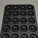 CHEFMADE Donut Pan, Nonstick 20 Cavity Mini Ring Doughnut Baking Pan