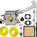 Ferilter BP42 Carburetor for Ryobi BP42 Backpack Blower RY08420 RY08420A RY42BPEMC RY42WB Leaf Blower 308054093 308054079 with Air Filter Kit