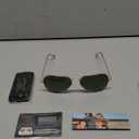 KALIYADI Classic Aviator Sunglasses for Men Women Driving Sun glasses Polarized Lens UV Blocking (Pack of 1) Blackish Green, 62 Millimeters