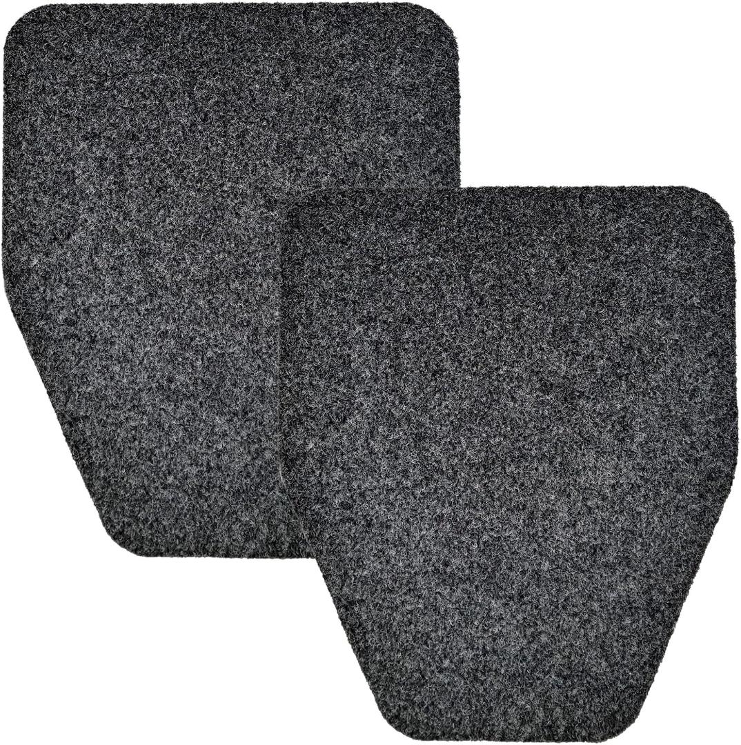 2 Pack Urinal Mats, Non Slip Urinal Floor Mats, Water Absorption Floor Urinal Pads, Non-Slip Rubber Backing Commercial Splash Mats for Men Bathroom Restroom Office Toilet (17Inch x20.5Inch)