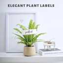 30-Pack Metal Plant Labels Weatherproof Garden Markers, Garden Label Markers Outdoor for Plants Vegetables Herb Seedlings Flowers,with a Pen