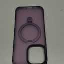 CASEKOO Designed Case for iPhone 14 Pro Max with Magnetic Invisible Stand [Military Drop Protection] [Compatible with MagSafe] Shockproof Slim Translucent Matte Promax Case 6.7 Inch, Purple