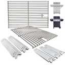DcYourHome Grill Parts Kit for Nexgrill 5 Burner 720-0888N 720-0888A 720-0888 720-0882D, Grill Grates Heat Plates for Nexgrill 4 Burner 720-0830H 720-0830A 730-0830H 720-0783E Replacement Parts