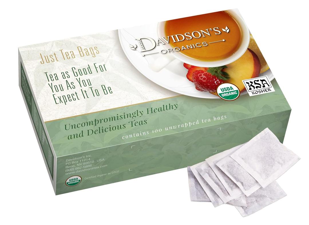 Davidson's Organics, Tulsi Pure Leaves, 100-count Unwrapped Tea Bags