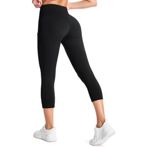 THE GYM PEOPLE Women's High Waist Yoga Pants Soft Workout Leggings (Black, M)