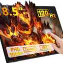 GeeekPi 18.5 inch Portable Monitor 1920x1080 IPS Touchscreen 120HZ 1080P Touch Display with HDMI USB-C, Built-in Speakers, Kickstand VESA for Xbox PS4/5 Laptop Mac PC