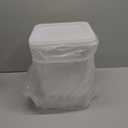 2 Pieces Square Food Storage Containers Polycarbonate Clear food Container with Lid Commercial Storage with Graduations for Commercial Kitchen Dough Marinating Meat(White,8 Qt)