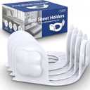 Ecohohoyyds Bed Sheet Holders for Corners: Fitted Bed Sheet Grippers with TwistLock Clips Keep Sheets Tight HeavyDuty Grip Quick All Mattresses Easy Installation 4 Pack White