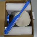 Premium Sourdough Starter Jar - 40oz Large Sourdough Jar with Marked Feeding Band, Thermometer, Scraper, Cloth Cover and Silicone Lid/Base, Wide Mouth Starter Kit - Blue (40oz (1 Pack)