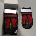 QUMY Dog Shoes for Large Dogs, Medium Dog Boots & Paw Protectors for Winter Snowy Day, Summer Hot Pavement, Water-Resistant in Rainy Weather, Outdoor Walking, Indoor Hardfloors Skid-Resistant Sole (Size 6: 2.6''x3.0''(W*L) (Pack of 4))