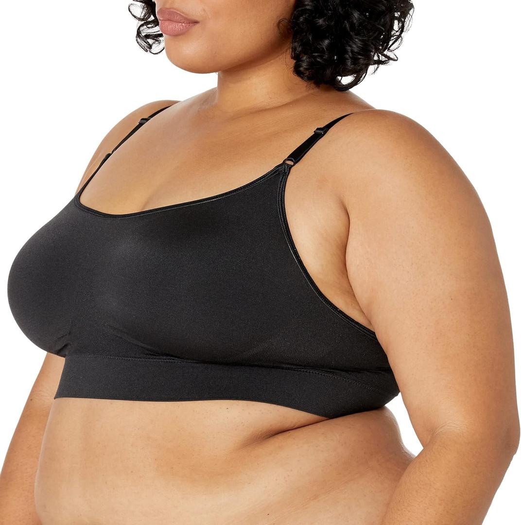 Warner's Women's Comfort Bra (X-Large, Black)